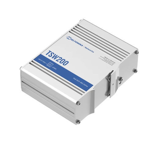 Switch de rede inteligente - TSW200 - TELTONIKA SAS - 8 portas / Gigabit Ethernet / Power over Ethernet