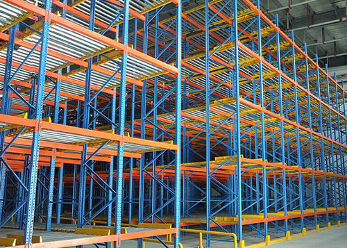 Sistema de armazenamento com prateleiras - Aceally (Xiamen) Technology Co., Ltd - dinâmico / para cargas pesadas / porta-paletes