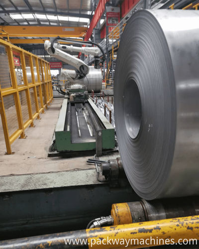 Máquina de arquear automática - Shenzhen Packway Technology Development Co., LTD - para bobinas de aço / de posicionamento / para metal
