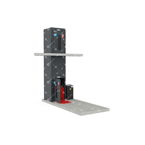Monta-cargas elétrico - DHYA.1  - ONDER GRUP MAKİNE - com colunas telescópicas