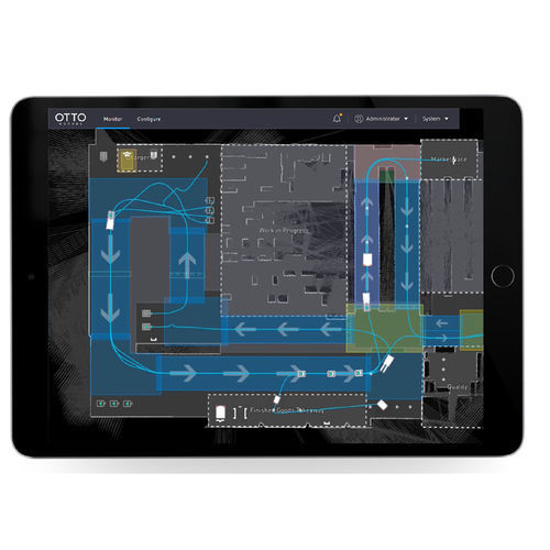 Software de gestão de frota - OTTO Fleet Manager - OTTO Motors - para robô móvel autónomo (AMR)