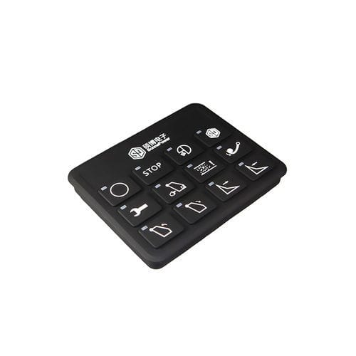 Teclado numérico 12 teclas - SPM-KEYP-A12 - Hunan SonnePower International Co., Ltd. - embutido / em silicone / de barramento CAN