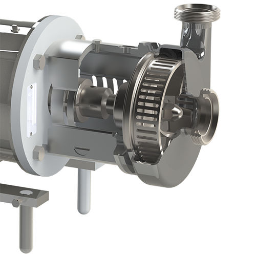 Misturador de turbina - QIM Series - Q-Pumps - horizontal / em linha / para sólidos
