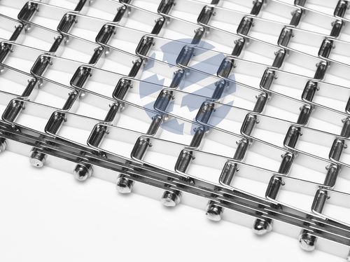Correia transportadora perfurada - Honeycomb - Wire Belt Company Osterloh GmbH - metálica / industrial / para a indústria alimentícia