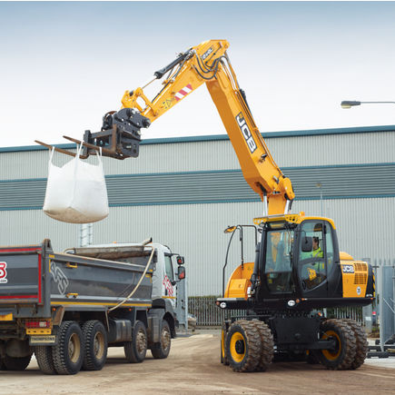 Escavadeira de médio porte - JS175W - JCB - de rodas
