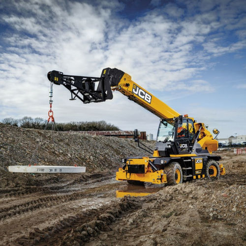 Manipulador telescópico a diesel - 558R PRO - JCB - giratório / de longo alcance / ergonômico