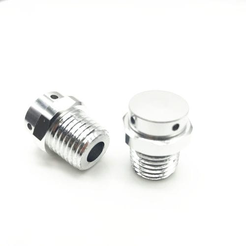Tampão de pressurização -  MIV-NPT1-4MS - Shenzhen Milvent Technology Co.,Ltd - cilíndrico / com rosca / metálico