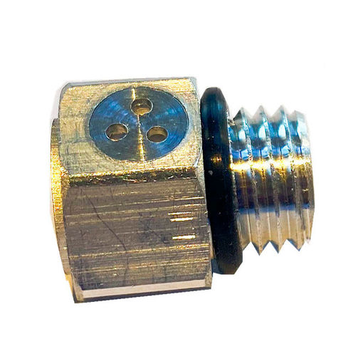 Tampão de ventilação - MIV-12MAS-2DH-SV-L - Shenzhen Milvent Technology Co.,Ltd - hexagonal / com rosca / em alumínio pintado