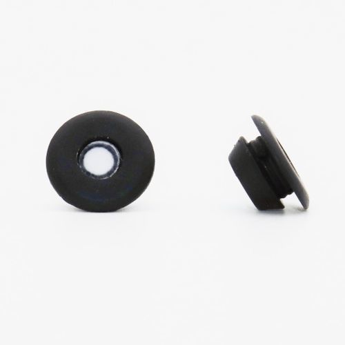 Tampão aerador - MIV-VE06 - Shenzhen Milvent Technology Co.,Ltd - redondo / macho / de borracha preta