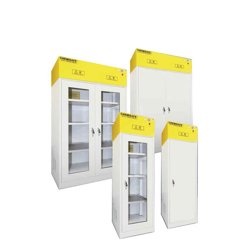 Armário de acondicionamento - CS106H, CS103H, CS106GH, CS103GH - Chemisafe - de piso / com 2 portas / com prateleiras
