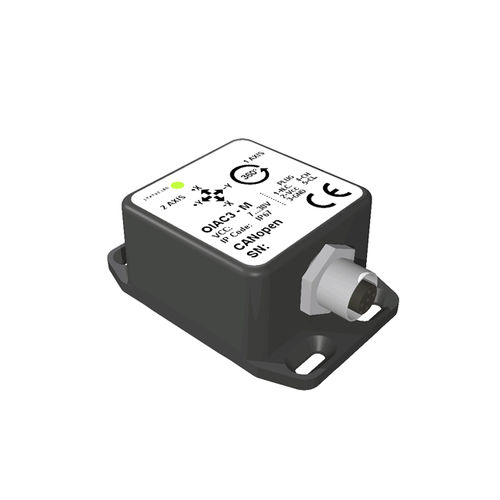 Sensor de inclinação de 1 eixo - OIAC3 - Optoi Microelectronics - CANopen / analógico / MEMS