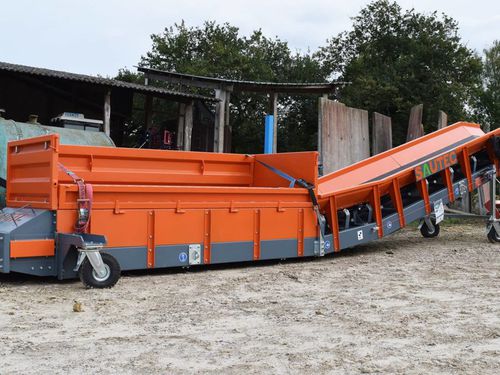Transportador de esteira - SAUTEC - móvel / para a indústria alimentícia / por medida
