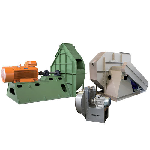 Ventilador centrífugo - Rimor - com pás retas inclinadas para a frente / com pás inclinadas para trás