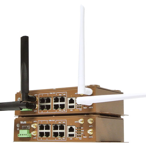 Roteador PoE - WR329P-2xLTE - WoMaster - celular / Ethernet / LTE