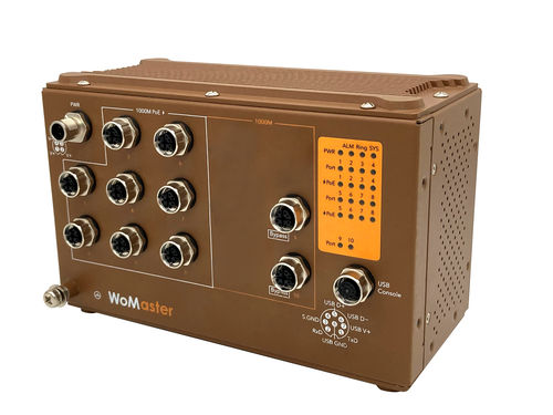 Switch de rede gerenciável - MP610 - WoMaster - 10 portas / Gigabit / de nível 3