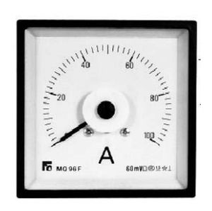 Amperímetro CC - 10 - 300 A | MQE - MQFE series - F.C. Misure - analógico / para montagem nivelada com superfície