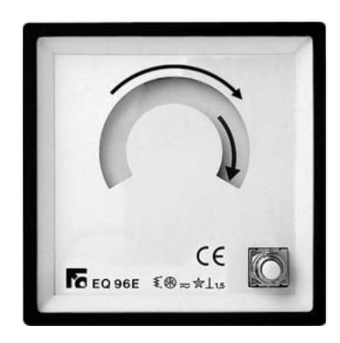 Indicador de sequência de fase - 40 - 400 Hz | EQ96SE - F.C. Misure - analógico / para montagem em painel
