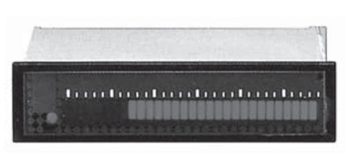 Indicador de processo - 24 x 96 mm, 3 VA | BB series - F.C. Misure - com gráfico de barras / para montagem em painel