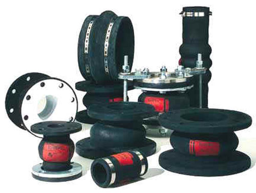 Junta de expansão em borracha - J1 series - Red Valve - redonda / flangeada / para água suja