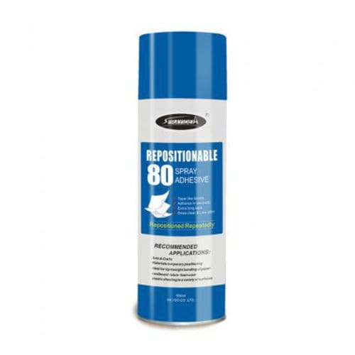 Cola de borracha - Sprayidea 80 - Dongguan Dayang Aerosol Chemical Technology Co., Ltd. - para vidro / para espuma / monocomponente