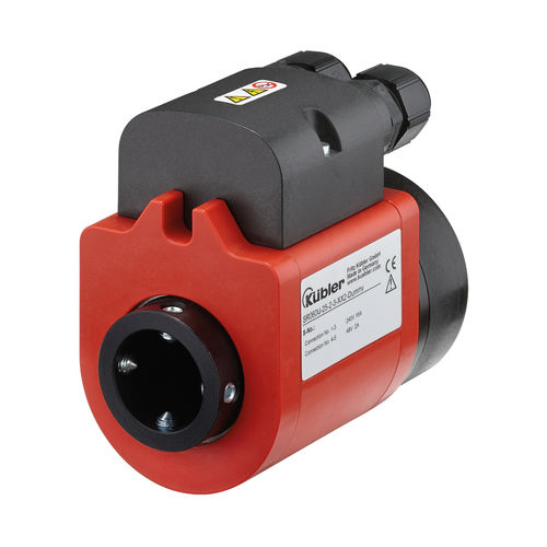 Anel coletor de eixo oco - SR060U - KÜBLER GmbH - para embalagens / para máquina embaladora / em aço inoxidável