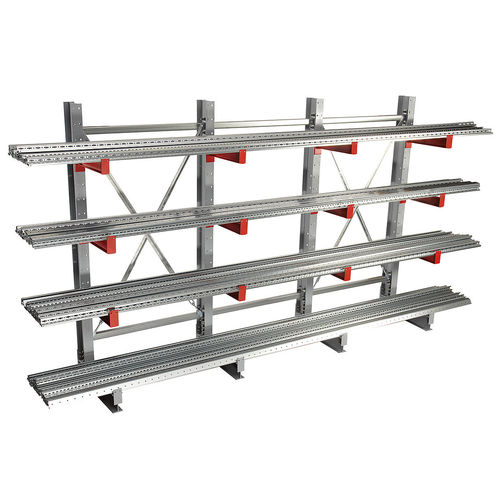 Sistema cantilever - K 3000 - SCHULTE Lagertechnik - Gebr. Schulte GmbH & Co. KG - de dupla face / para cargas médias