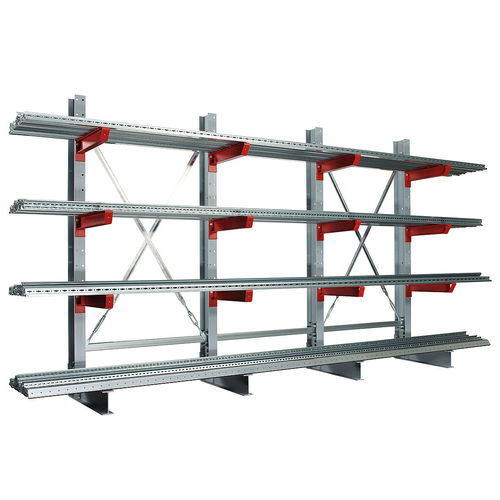 Sistema cantilever - K 6000 - SCHULTE Lagertechnik - Gebr. Schulte GmbH & Co. KG - de dupla face / para cargas pesadas / para produtos volumosos