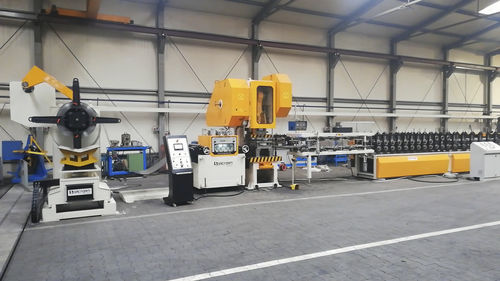 Linha de produção para perfis de alumínio - Scaffolding Production Line - SACFORM / AGMline - de perfis para andaimes / para produtos alimentares / para bobinas