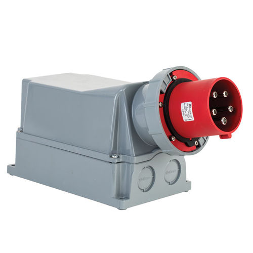 Plugue de parede - 406324 - Mete Enerji - IP67 / 5 polos / IEC