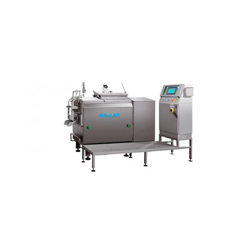 Cozedor industrial a vapor - LAB 18/200 - MilkyLAB SRL - para queijo fundido / em aço inoxidável