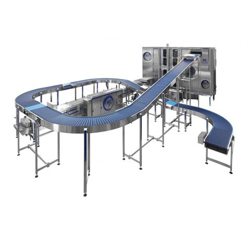 Transportador de esteira - Navatta Group Food Processing Srl - em espiral / de resfriamento / de contêiner