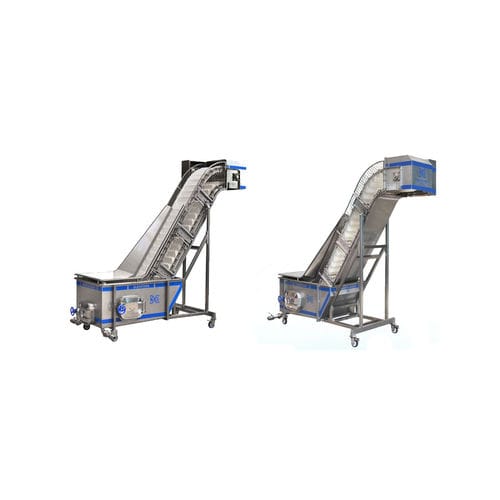 Transportador com taliscas - Navatta Group Food Processing Srl - elevatório / para a indústria alimentícia