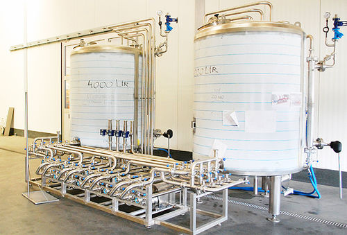 Lavadora de alimentos - CIP - C. van't Riet Dairy Technology BV