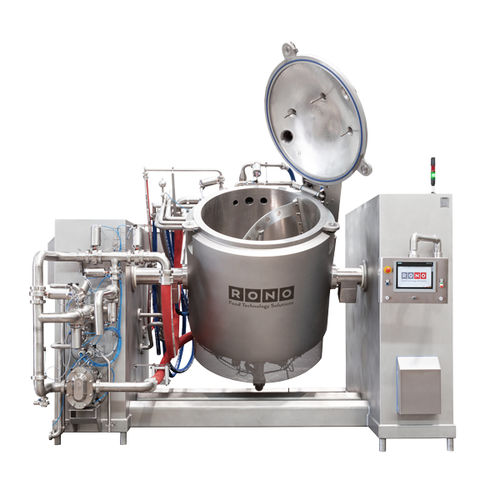 Cozedor industrial a vácuo - RKM series - RONO Maschinenbau GmbH - com injeção de vapor / de batelada / de massas