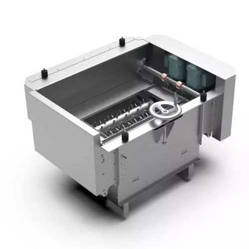 Moinho para produtos alimentares - Constructie Bruynooghe N.V. - de 2 rolos / horizontal / em aço inoxidável