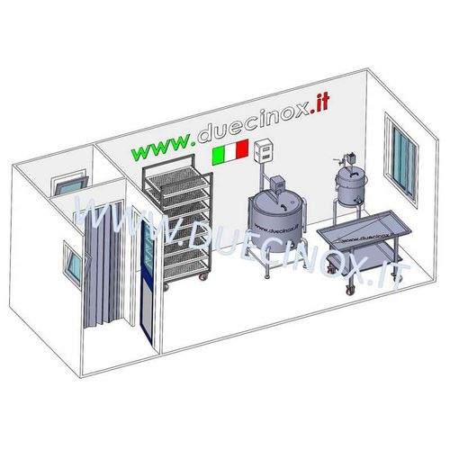 Usina de produção para a indústria alimentícia - Due Ci Inox Snc - para queijos / para laticínios