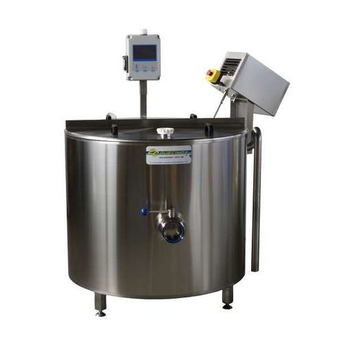 Cozedor industrial a gás - Pro - Due Ci Inox Snc - contínuo / para queijo / USB