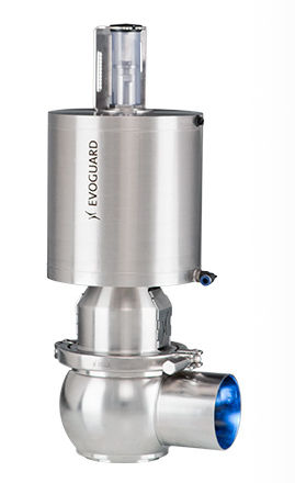 Válvula de assento - S - Evoguard GmbH - de gatilho / pneumática / para produtos químicos
