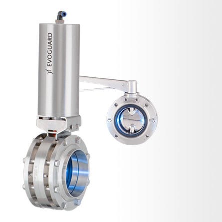 Válvula borboleta - B - Evoguard GmbH - manual / pneumática / de bloqueio