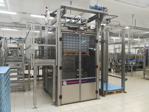 Despaletizadora pela parte superior - FL-018-S-V_POL - F.B.L. Food Machinery S.r.l. - para a indústria de alimentos e bebidas / para latas de conserva / semiautomática