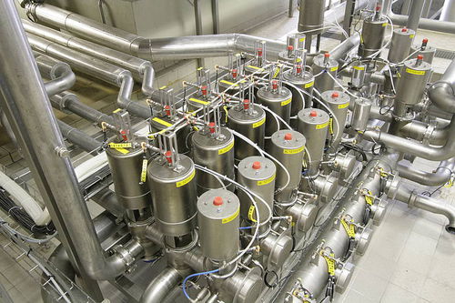Distribuidor manifold multivias - LTH Dresden Niederlassung der ALPMA GmbH - em aço inoxidável / para tanque / para leite