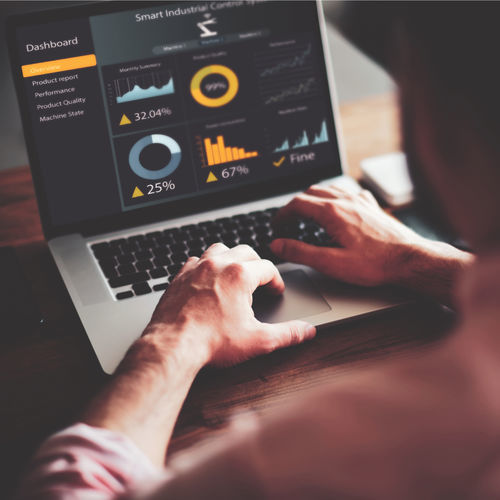 Módulo de software de gestão - Web dashboard - gbo datacomp - de visualização / de controle / de criação de laudos