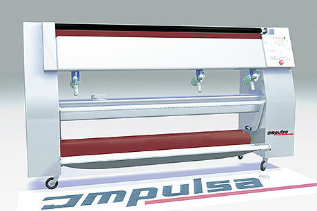 Máquina de corte com faca - Motocut - Impulsa - para tecidos / horizontal / vertical
