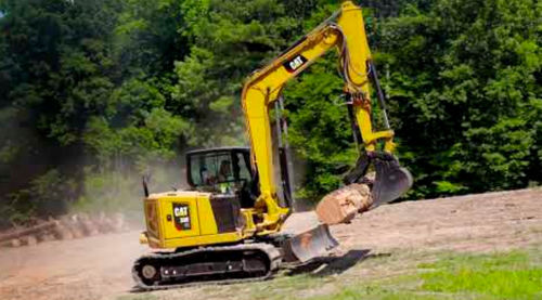 Miniescavadeira - 308 CR VAB - Caterpillar Equipment - de esteiras / a diesel / Tier 4 Final