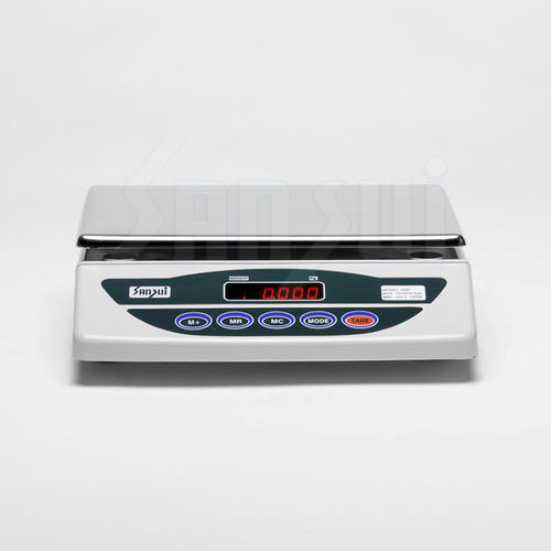 Balança da linha comercial - SSP DELUXE series - Sansui Electronics Private Limited - de balcão / quilograma / com display LED