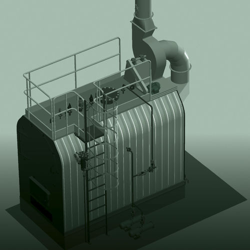 Caldeira a vapor saturado - VULCANO series - Engeman Steam Boilers LTda - a lenha / compacta