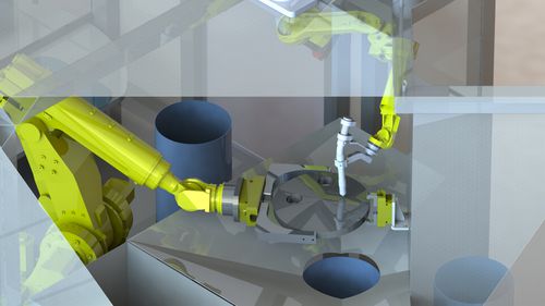 Célula robotizada de corte a plasma - DESMASA