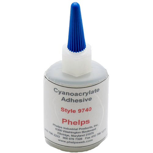 Cola de cianoacrilato - RP 1000 - Phelps Industrial Products LLC - para metais / para borracha / para cerâmica