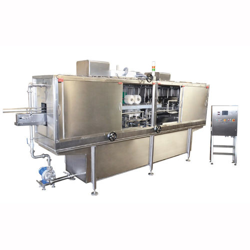 Máquina de limpeza de água - Comi srl - com escova / para bidons / em aço inoxidável
