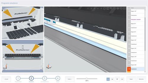 Software de programação - ProfileCenter  - RAS Reinhardt Maschinenbau GmbH - de simulação / de rede / de máquina
